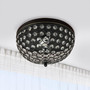 Lalia Home 6.5 in. H X 13 in. W X 13 in. L Bronze Ceiling Light
