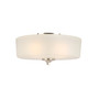 Design House Perth 7 in. H X 16 in. W X 16 in. L Satin Nickel Ceiling Fixture