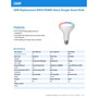 Feit Smart Home BR30 E26 (Medium) Smart-Enabled LED Bulb Color Changing 65 Watt Equivalence 1 pk