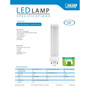 Feit LED Linears PL GX24Q-3 4-Pin LED Bulb Cool White 26 Watt Equivalence 1 pk