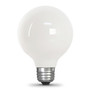Feit Enhance G25 E26 (Medium) LED Bulb Soft White 25 Watt Equivalence 1 pk