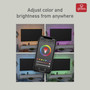 Globe Electric Wi-Fi Smart Home 6.6 ft. L Multicolored Plug-In LED Smart-Enabled Tape Light 1 pk