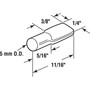 Prime-Line Gold Steel Shelf Support Peg 5 mm Ga. 0.8 in. L 25 lb
