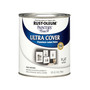 Rust-Oleum Painters Touch Ultra Cover Flat White Water-Based Paint Exterior and Interior 1 qt