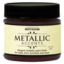 Rust-Oleum Metallic Accents Metallic Black Garnet Water-Based Paint Exterior and Interior 2 oz