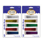 Bazic Products Assorted Primary Glitter Shaker Exterior and Interior 1.05 oz
