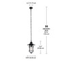 Globe Electric Turner Matte Black 1 lights Pendant Light