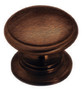 Amerock Traditional Round Furniture Knob 1-1/4 in. D 26.924 mm Oil-Rubbed Bronze 1 pk