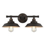Westinghouse Iron Hill 2 Oil Rubbed Bronze Wall Sconce