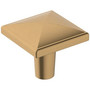 Amerock Extensity Square Cabinet Knob 1-1/6 in. Champagne Bronze 1 pk