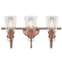Westinghouse Ashton 3-Light Washed Copper Wall Sconce