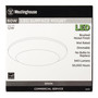 Westinghouse Brushed Nickel Metallic 3.9 in. W Steel LED Canless Recessed Downlight 12 W