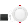 Globe Electric Ultra Slim Energy Star White 4 in. W Plastic LED Canless Recessed Downlight 9 W