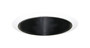 Halo Matte Black/White 6 in. W Metal Coilex Baffle Trim 310 W
