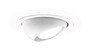 Halo White 5 in. W Metal Eyeball Trim
