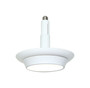 CooLEDlite Matte White 4/5/6 in. W Plastic LED Recessed Downlight 12 W