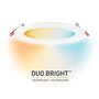 Globe Electric Duo Bright Energy Star White 4 in. W Plastic LED Retrofit Recessed Lighting 10 W