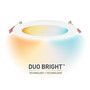 Globe Electric Duo Bright Energy Star White 5-6 in. W Plastic LED Retrofit Recessed Lighting 60 W