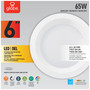 Globe Electric Value Pack White 6 in. W Plastic LED Canless Recessed Downlight 11 W