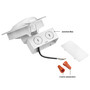 Globe Electric Value 4 Pack White 5 in. W Plastic LED Canless Recessed Downlight 60 W