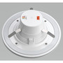 ETI Color Preference Matte White 6 in. W LED Recessed Downlight with Nightlight Trim 11 W