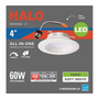 Halo White 4 in. W LED Retrofit Recessed Lighting 650 W