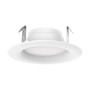 Satco Nuvo White 4 in. W Plastic LED Retrofit Recessed Lighting 8.7 W