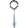 Hampton 3/16 in. X 2 in. L Zinc-Plated Steel Eyebolt Nut Included