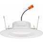 Juno Matte White 4.95 in. W Plastic LED Recessed Downlight 10.2 W
