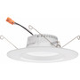 Juno Matte White 4.95 in. W Plastic LED Recessed Downlight 10.2 W