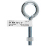 Hampton 3/8 in. X 4 in. L Zinc-Plated Steel Eyebolt with Nut Nut Included