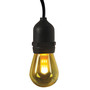 Feit String Lights LED Flame Bulb String Lights Amber 12 ft. 6 lights