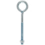 Hampton 3/8 in. X 6 in. L Zinc-Plated Steel Eyebolt Nut Included