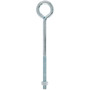Hampton 3/8 in. X 8 in. L Zinc-Plated Steel Eyebolt Nut Included