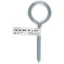 Hampton 3/8 in. X 4-1/2 in. L Zinc-Plated Steel Lag Thread Eyebolt