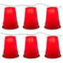 Brite Star Incandescent Party Cup String Light Set Red 10 lights