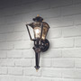 Heath Zenith Black Motion-Sensing Incandescent Wall Lantern