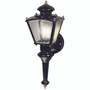 Heath Zenith Black Motion-Sensing Incandescent Wall Lantern
