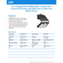 Feit LED Motion-Sensing Solar Powered LED Black Security Light