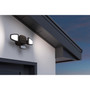 Mr. Beams Motion-Sensing Battery Powered LED Black Security Light