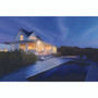 Halo Switch Hardwired LED Bronze Security Floodlight