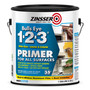 Zinsser Bulls Eye 123 White Water-Based Styrenated Acrylic Primer and Sealer 1 gal