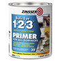 Zinsser Bulls-Eye 1-2-3 White Water-Based Styrenated Acrylic Primer and Sealer 1 qt