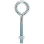 Hampton 1/2 in. X 6 in. L Zinc-Plated Steel Eyebolt Nut Included