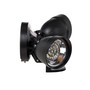Glitzhome Dusk to Dawn Solar Powered LED Black Security Floodlight