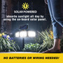 Bell & Howell Bionic Motion-Sensing Solar Powered LED Black Floodlight