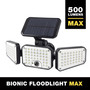 Bell & Howell Bionic Motion-Sensing Solar Powered LED Black Floodlight