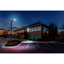 Classy Caps Motion-Sensing Solar Powered LED Black Security Light