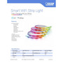 Feit Smart Home 16 ft. L Color Changing Plug-In LED Smart-Enabled Light Strip 1 pk