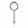 Hampton 3/8 in. X 4 in. L Stainless Stainless Steel Eyebolt Nut Included